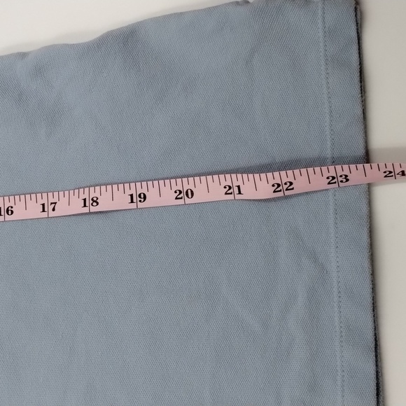 Aeropostale baby blue partial button 90's fitted top short sleeve size large - Picture 12 of 12